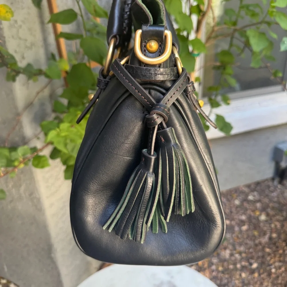 SOLD Dooney & Bourke Leather Florentine Satchel - Picture 9 of 14